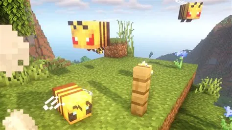 How do bees get angry in minecraft