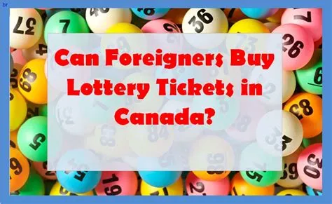 Can a foreigner win the canadian lottery