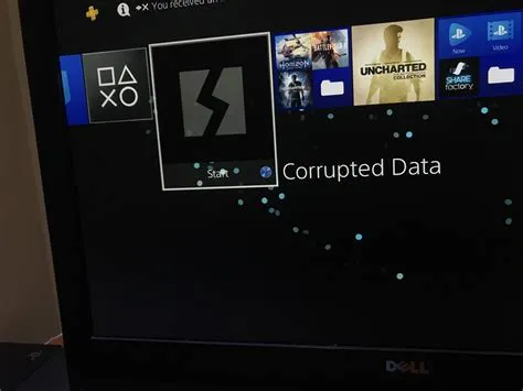 Can you uncorrupt data on ps4