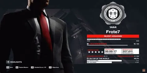 What is the max level in hitman 2