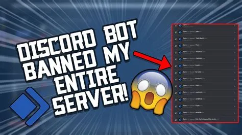 Can you get banned on discord for using bots