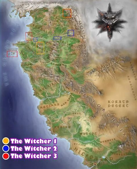 How big is the witcher 3 world