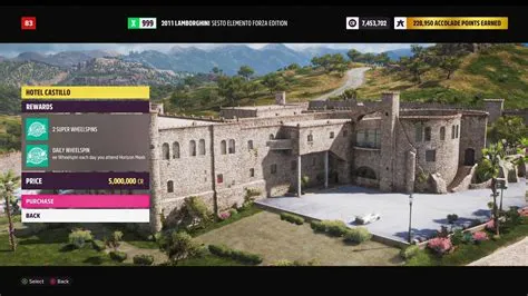 What is the most expensive house in forza 5