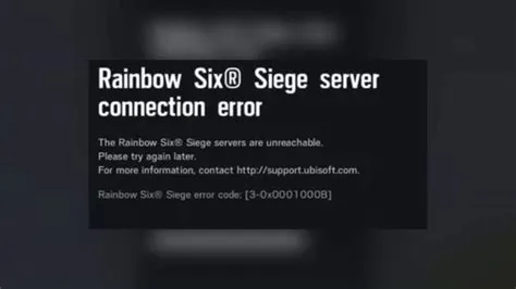 How do i fix error code 3 0x0001000b in rainbow six siege