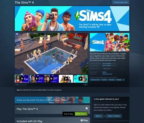 Does sims 4 on steam require origin