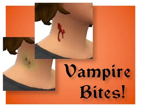 Can vampires bite you in sims