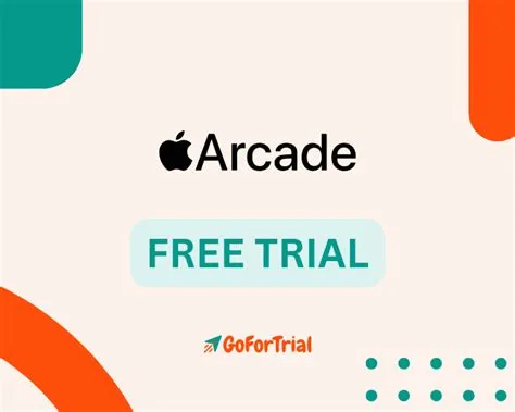 How long is apple arcade free trial