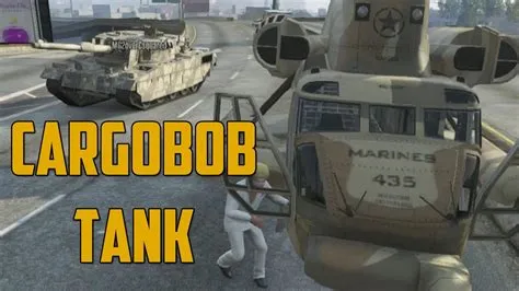 Can i pick up a tank with a cargobob