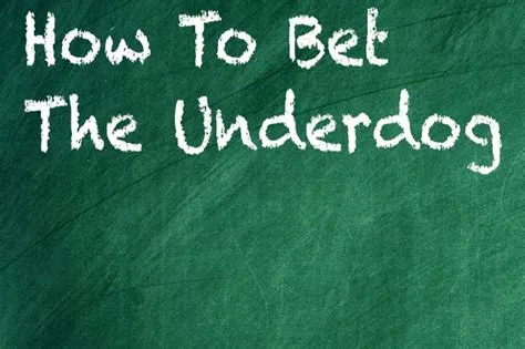 Do most people bet on the underdog