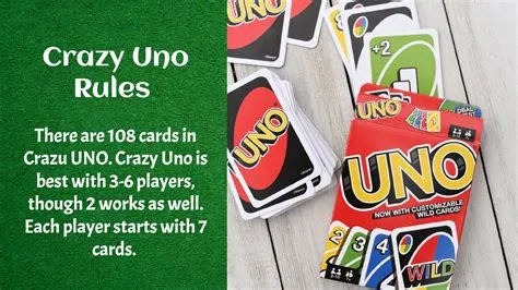 What are the rules for crazy uno