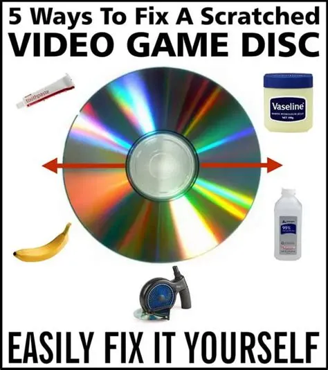 Can you fix a damaged game disc