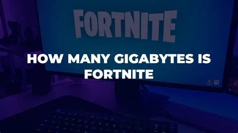 How many gb is fortnite