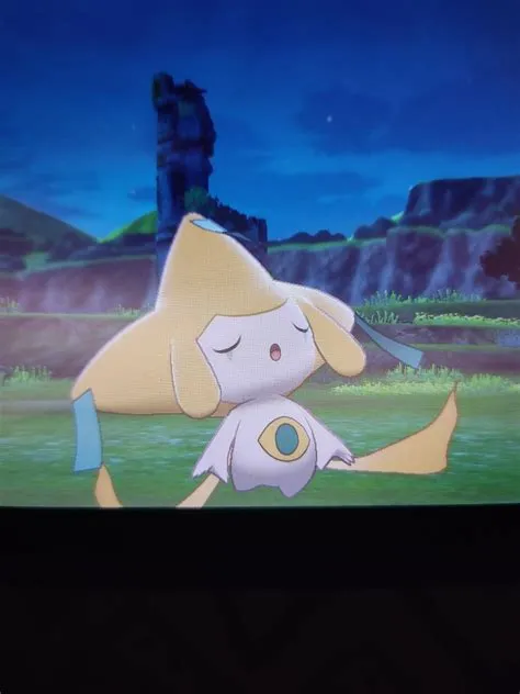 What happens when jirachi opens its eye