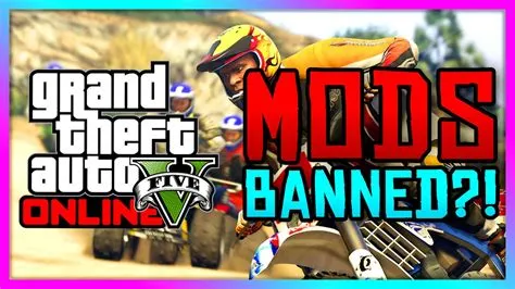 Can you get banned for modding on gta pc