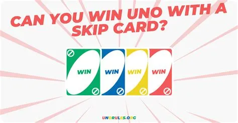 Can you win in uno