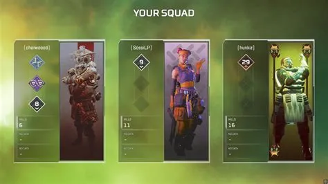 Can you have a 4 player squad in apex