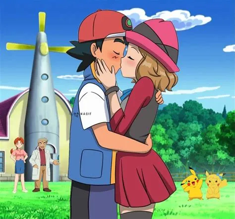 Who kissed ash from pokémon