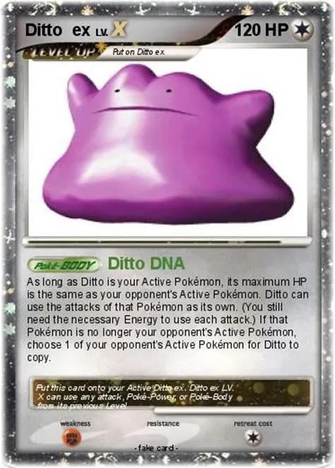 Does ditto copy dna