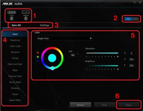 Can you adjust rgb brightness