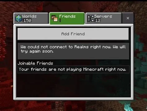 Why is minecraft bedrock not letting me join friends