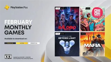 What is ps plus 2023 february