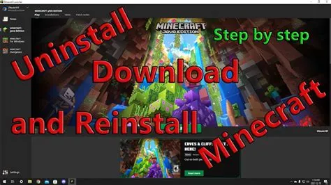 Can i uninstall minecraft launcher and reinstall