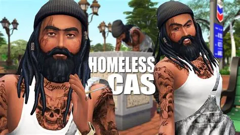 Can you make a homeless sims 4