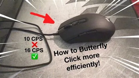 What is butterfly clicking