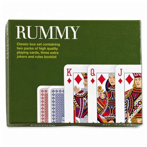 What card game uses 2 packs similar to rummy