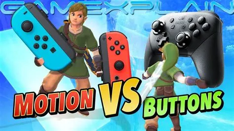 What is the difference between motion and buttons in skyward sword