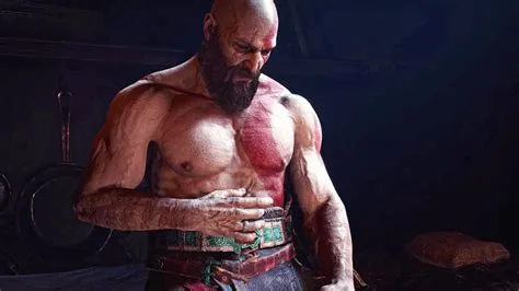 Why does kratos have a scar on his eye