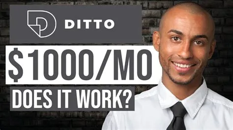 Can you make money from ditto