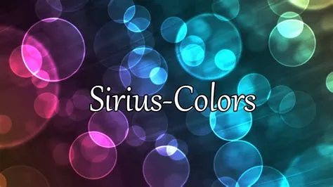 What color is sirius