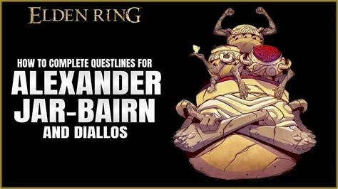 Can you do jar bairn quest without diallos