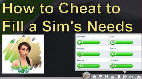 Is it ok to cheat in sims 4