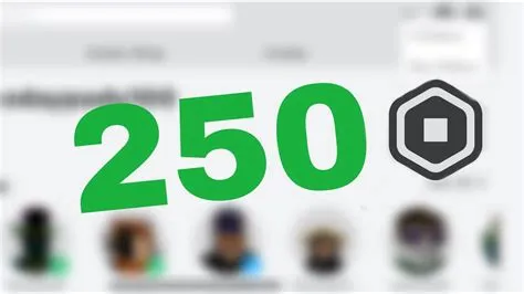 How much is 250 robux card