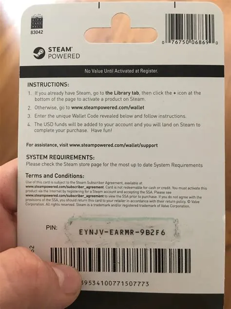 Can steam gift cards be rejected