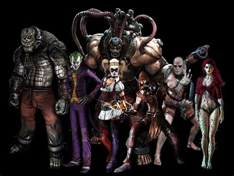 What villains appear in arkham asylum