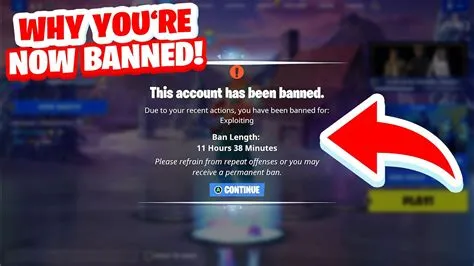 Will fortnite ban you for xp glitches