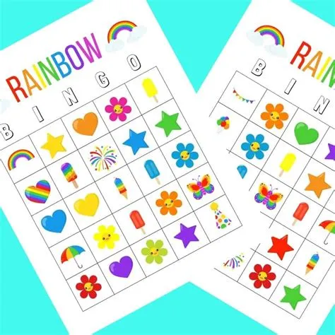 What does rainbow mean in bingo