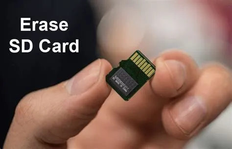 What can erase an sd card