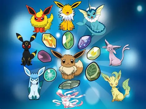 What stones evolve eevee