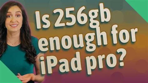 Is 256gb enough for an ipad