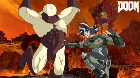 Who will win goku or doom slayer