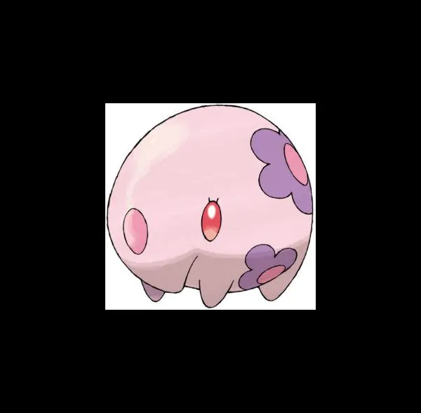 What pokémon has pink eyes