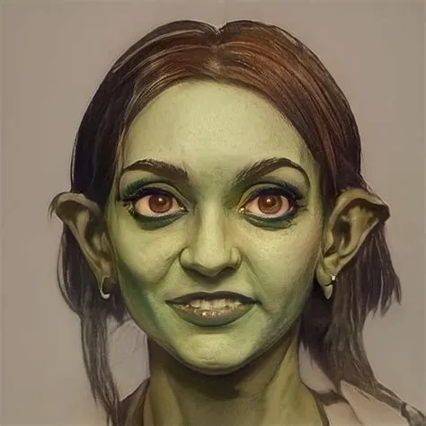 Do female goblins have hair