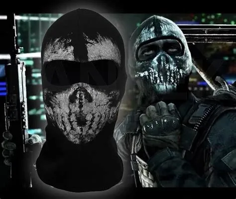 Why does ghost always wear a mask in cod