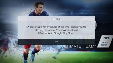 Are fifa 18 servers shut down