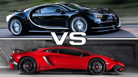 Is the bugatti faster than a lamborghini