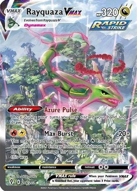 Does rayquaza vmax exist